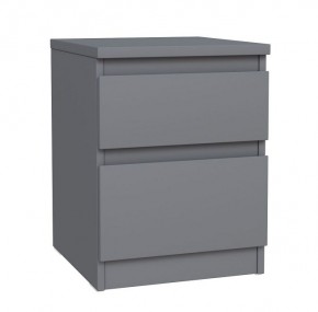 2.03.03.050.4 КАСТОР тумба 2 ящика RU серая в Ревде - revda.ok-mebel.com | фото