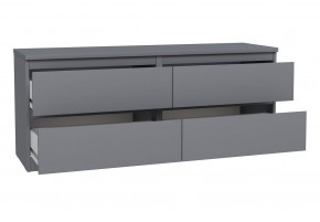 2.03.03.100.4 КАСТОР тумба 4 ящика RU серая в Ревде - revda.ok-mebel.com | фото 3