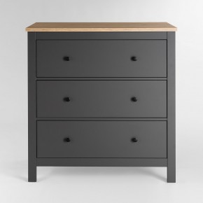 2.08.02.020.15 САГА комод 3 ящика серый/ясень в Ревде - revda.ok-mebel.com | фото 2