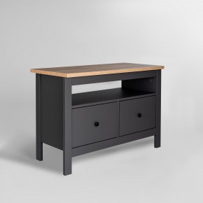 2.08.03.080.15 САГА тумба 2 ящика серая/ясень RU в Ревде - revda.ok-mebel.com | фото