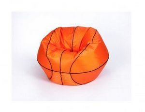 Кресло-мешок Баскетбольный мяч большой оранжево-черное в Ревде - revda.ok-mebel.com | фото 2