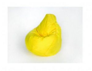 Кресло-мешок Груша большое желтое в Ревде - revda.ok-mebel.com | фото 1