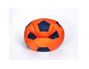 Кресло-мешок Мяч малый оранжево-черное в Ревде - revda.ok-mebel.com | фото 1