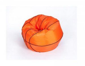 Кресло-мешок Баскетбольный мяч большой оранжево-черное в Ревде - revda.ok-mebel.com | фото 3