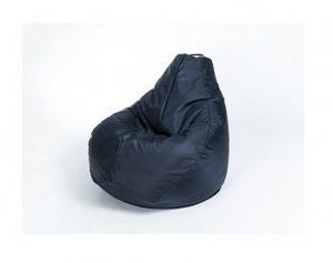 Кресло-мешок Груша малое черное в Ревде - revda.ok-mebel.com | фото 1