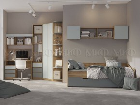 ЧЕЛСИ Color Антресоль (Мята/Дуб крафт) в Ревде - revda.ok-mebel.com | фото 2