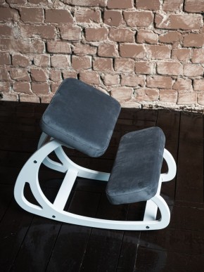 Балансирующий коленный стул Конёк Горбунёк (Белый) в Ревде - revda.ok-mebel.com | фото 5