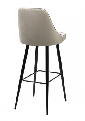Барный стул NEPAL-BAR ЛАТТЕ #25, велюр/ черный каркас (H=78cm) М-City в Ревде - revda.ok-mebel.com | фото 2