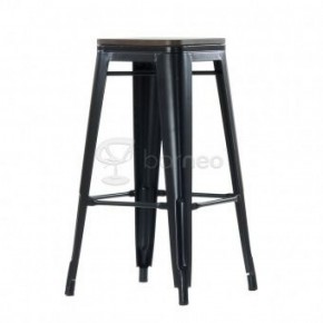 Барный табурет Barneo N-237 Tolix style Wood (цвет RAL) в Ревде - revda.ok-mebel.com | фото