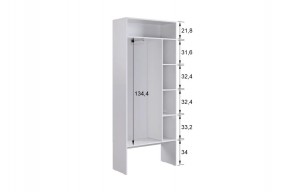 БАСКО Прихожая К7 (графит) в Ревде - revda.ok-mebel.com | фото 6