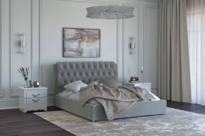 БЕЛИСТА Кровать 1400 серо-бежевый (экокожа) в Ревде - revda.ok-mebel.com | фото 2