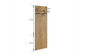 БОДРУМ Прихожая (модульная) дуб крафт золотой в Ревде - revda.ok-mebel.com | фото 2
