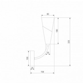 Бра Eurosvet Rhyton 60167/1 никель в Ревде - revda.ok-mebel.com | фото 6