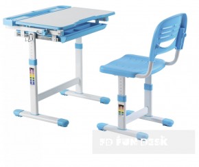 Комплект парта + стул трансформеры Cantare Blue в Ревде - revda.ok-mebel.com | фото 2