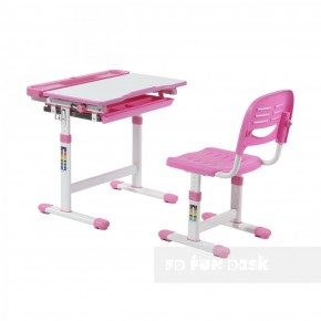 Комплект парта + стул трансформеры Cantare Pink в Ревде - revda.ok-mebel.com | фото 2