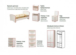 Набор мебели для детской Юниор-10 (с кроватью 800*1900) ЛДСП в Ревде - revda.ok-mebel.com | фото 2