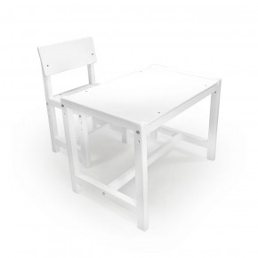Детский растущий комплект стол и стул Я САМ "Лофт" (Белый, Белый) в Ревде - revda.ok-mebel.com | фото