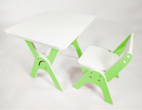 Детский растущий стол-парта и стул Я САМ "Умка" (Зеленый) в Ревде - revda.ok-mebel.com | фото