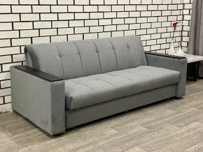 Диван Аккордеон 1280*2000 ППУ подлокотник ПРЯМОЙ накладки МДФ в Ревде - revda.ok-mebel.com | фото