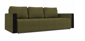 Диван Алиса 4 Shaggy GREEN - Teos Black в Ревде - revda.ok-mebel.com | фото