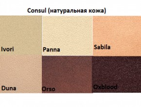 Диван двухместный Алекто Consul натуральная кожа в Ревде - revda.ok-mebel.com | фото 5