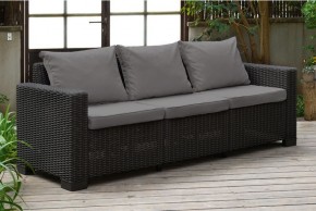 Диван Калифорния 3-х местный (California 3 Sofa), графит в Ревде - revda.ok-mebel.com | фото