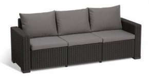Диван Калифорния 3-х местный (California 3 Sofa), графит в Ревде - revda.ok-mebel.com | фото 2