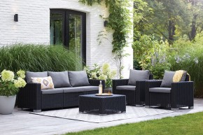 Диван Калифорния 3-х местный (California 3 Sofa), графит в Ревде - revda.ok-mebel.com | фото 3