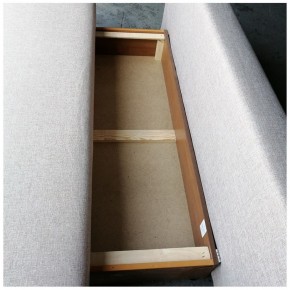 Диван-кровать Комфорт без подлокотников BALTIC AZURE (4 подушки) в Ревде - revda.ok-mebel.com | фото 4