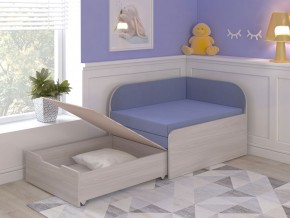 Диван Малютка раскладной (Ясень шимо светлый/Бежевый) в Ревде - revda.ok-mebel.com | фото 3