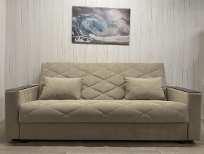 Диван Престиж-15 (НПБ+МДФ) велюр Sensey moonlight в Ревде - revda.ok-mebel.com | фото 2