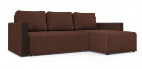 Диван угловой Алиса 3 Bahama CHOCOLATE - Teos Dark Brown в Ревде - revda.ok-mebel.com | фото