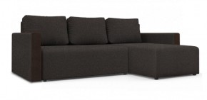 Диван угловой Алиса 3 Bahama GRAFIT - Teos Dark Brown в Ревде - revda.ok-mebel.com | фото