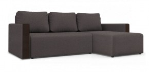 Диван угловой Алиса 3 Bahama GREY - Teos Dark Brown в Ревде - revda.ok-mebel.com | фото