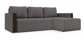 Диван угловой Алиса 3 Vital DOVE  - Teos Dark Brown в Ревде - revda.ok-mebel.com | фото