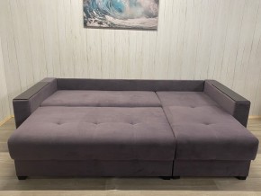 Диван угловой Комфорт-3 (НПБ+МДФ) велюр Monaco 8 в Ревде - revda.ok-mebel.com | фото 4