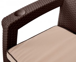 Диван Yalta Premium Sofa 2 Set (Ялта) шоколадный (+подушки под спину) в Ревде - revda.ok-mebel.com | фото 3