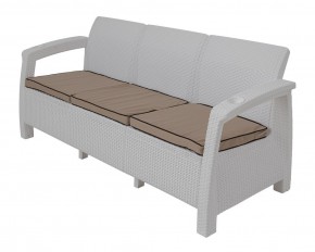 Диван Yalta Premium Sofa 3 Set (Ялта) белый (+подушки под спину) в Ревде - revda.ok-mebel.com | фото 1