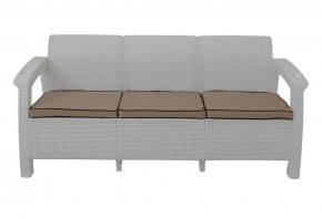 Диван Yalta Premium Sofa 3 Set (Ялта) белый (+подушки под спину) в Ревде - revda.ok-mebel.com | фото 2