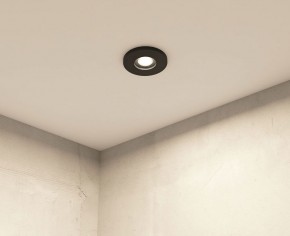 DK2036-BK Встраиваемый светильник влагозащ., IP 44, до 15 Вт, GU10, LED, черный, алюминий в Ревде - revda.ok-mebel.com | фото 7