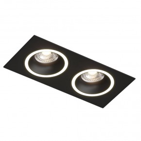 DK2062-BK Встраиваемый светильник, IP 20, до 15 Вт, GU10, LED, черный, алюминий в Ревде - revda.ok-mebel.com | фото