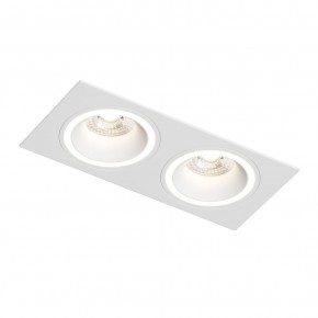 DK2062-WH Встраиваемый светильник, IP 20, до 15 Вт, GU10, LED, белый, алюминий в Ревде - revda.ok-mebel.com | фото
