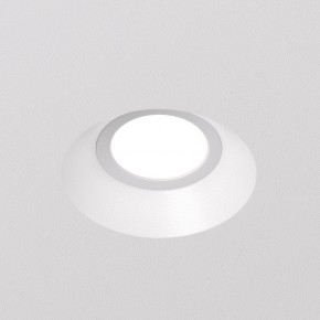 DK2081-WH Встраиваемый точечный светильник для натяжных ПВХ потолков INVIZ, IP 20, до 9 Вт, GU10, LED, белый, ABS-пластик в Ревде - revda.ok-mebel.com | фото