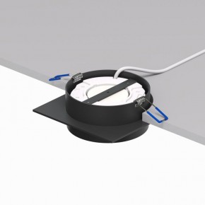 DK2091-BK Встраиваемый светильник FLAT, IP 20, до 15 Вт, GX53, LED, черный, алюминий в Ревде - revda.ok-mebel.com | фото 4