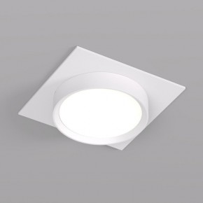 DK2091-WH Встраиваемый светильник FLAT, IP 20, до 15 Вт, GX53, LED, белый, алюминий в Ревде - revda.ok-mebel.com | фото