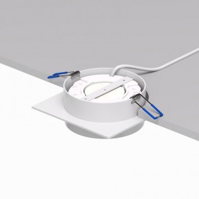 DK2091-WH Встраиваемый светильник FLAT, IP 20, до 15 Вт, GX53, LED, белый, алюминий в Ревде - revda.ok-mebel.com | фото 4