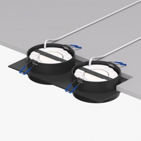 DK2092-BK Встраиваемый светильник FLAT, IP 20, до 15 Вт, GX53, LED, черный, алюминий в Ревде - revda.ok-mebel.com | фото 2