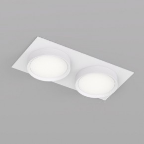 DK2092-WH Встраиваемый светильник FLAT, IP 20, до 15 Вт, GX53, LED, белый, алюминий в Ревде - revda.ok-mebel.com | фото 2