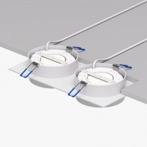 DK2092-WH Встраиваемый светильник FLAT, IP 20, до 15 Вт, GX53, LED, белый, алюминий в Ревде - revda.ok-mebel.com | фото 4
