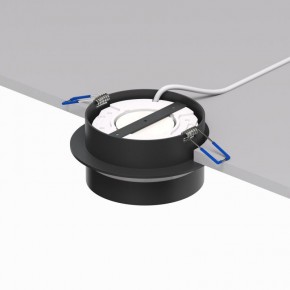 DK2100-BK Встраиваемый светильник NIKO, IP 20, до 15 Вт, GX53, LED, черный, акрил, алюминий в Ревде - revda.ok-mebel.com | фото 4